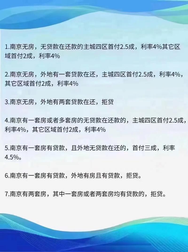 南京首套房最新利率，深度解读及市场影响